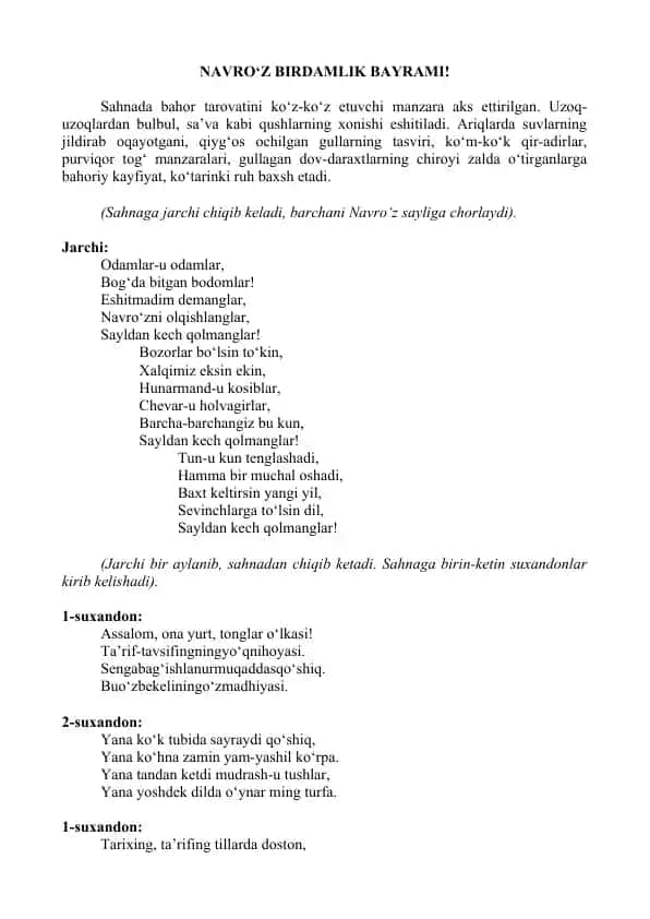 Navro‘z Bayrami