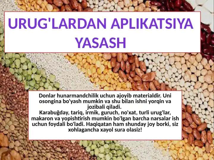 Hunarmandchilik donlar