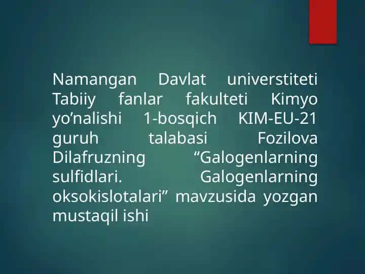 Galogenlar