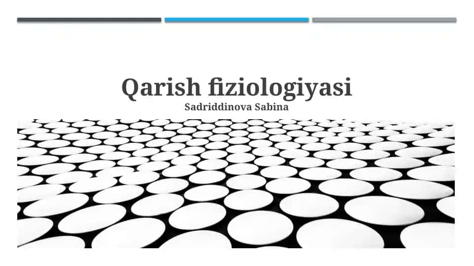 Qarish fiziologiyasi