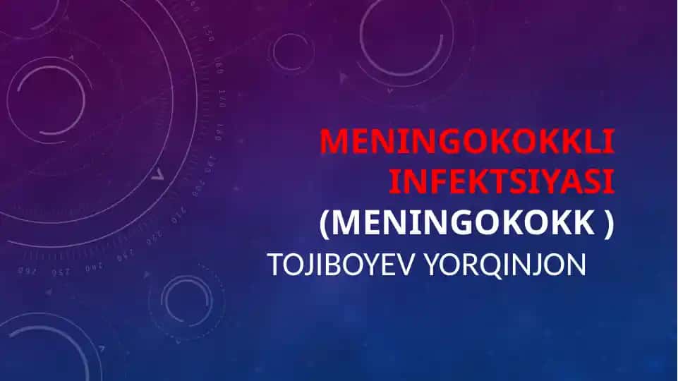 Meningokokk infektsiyasi