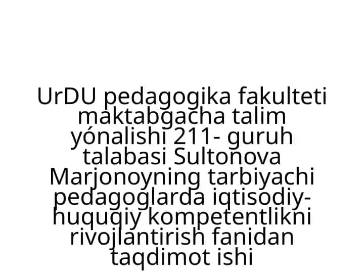 Maktabgacha ta'lim tashkilotida kuzatuv kengashi faoliyati