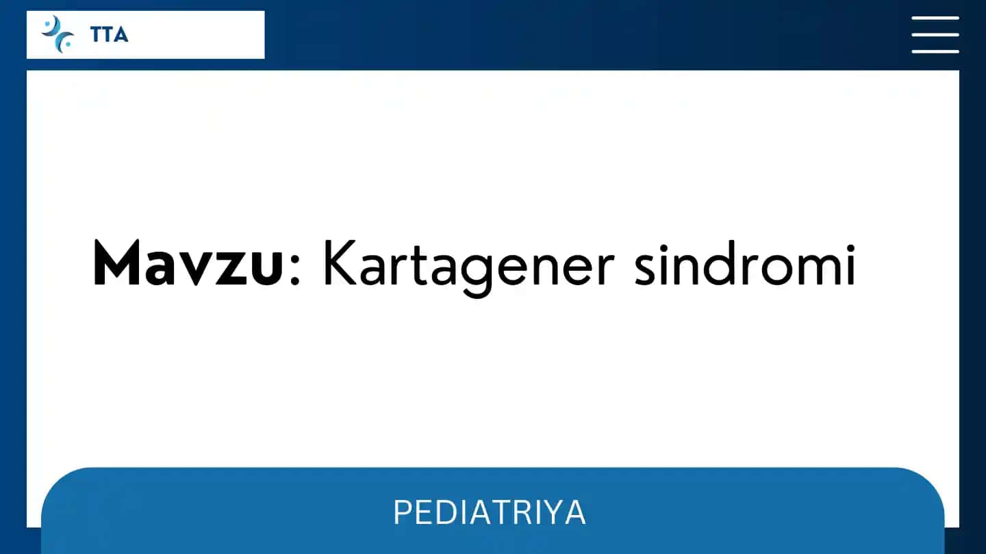 Kartagener sindromi