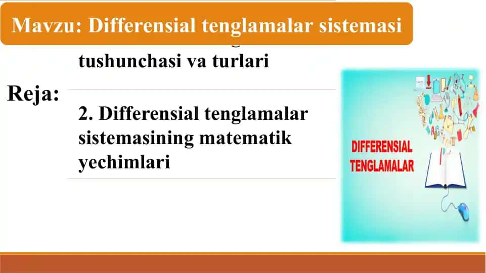 Differensial tenglamalar sistemasi