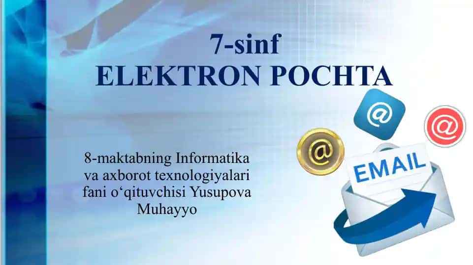 Elektron pochta