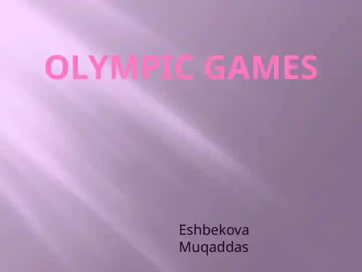 Olympic Games