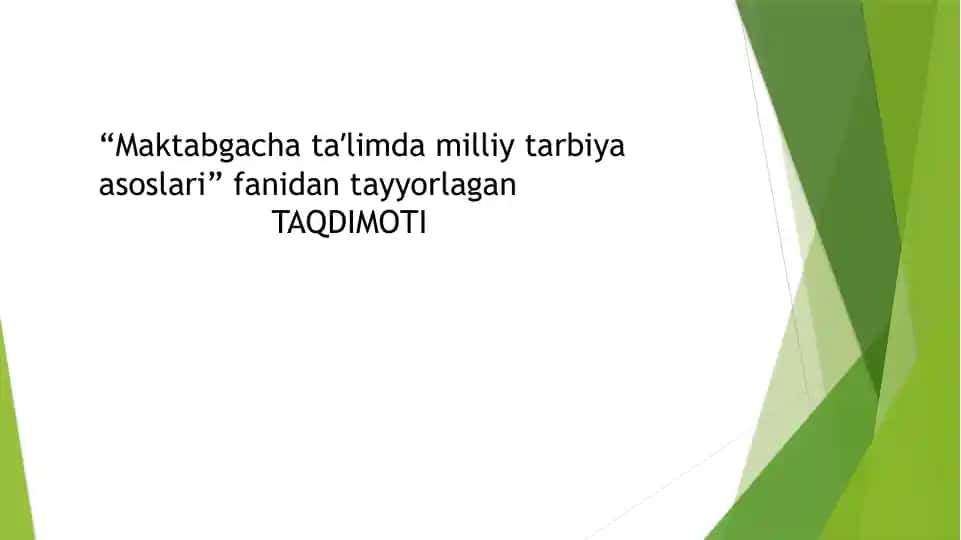 Milliy qadriyat va anʼanalar haqida zamonaviy yondashuv. Farzand tarbiyasiga salbiy taʼsir qiladigan illatlar