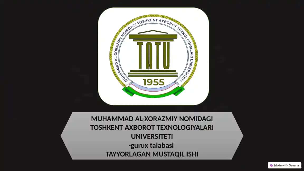 "Muxtasar Islom tarixi"