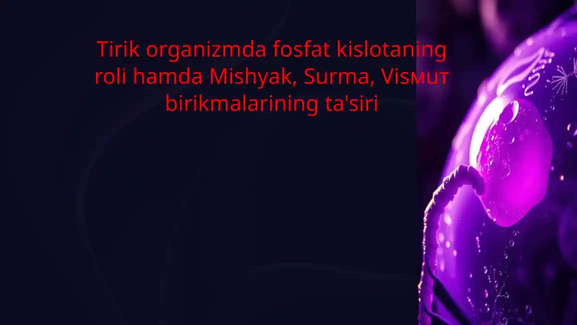 Fosfat kislotasi