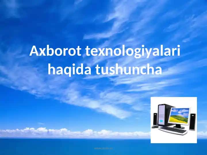 Axborottexnologiyalari