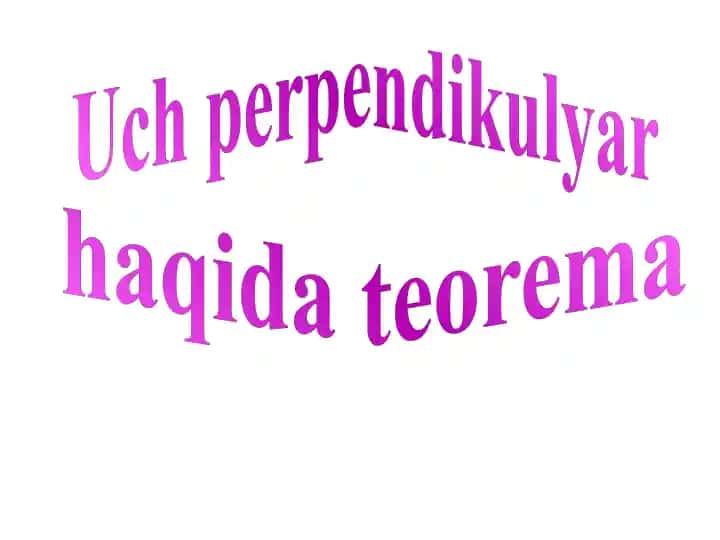 Uchperpendikulyar