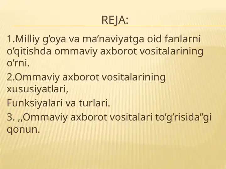 Ommaviy axborot vositalari