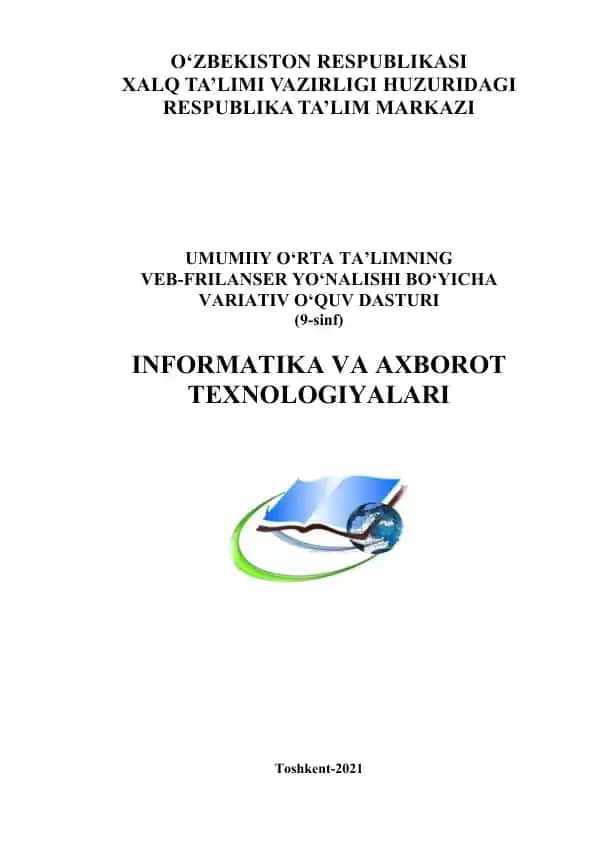 Veb-frilanserlik yo‘nalishi bo‘yicha variativ o‘quv dasturi (9-sinf)