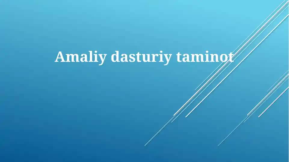 Amaliydasturiytaminot