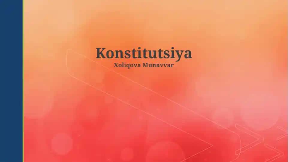 Konstitutsiya