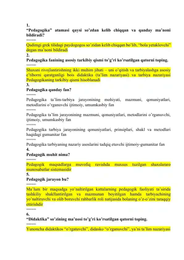 Pedagogika