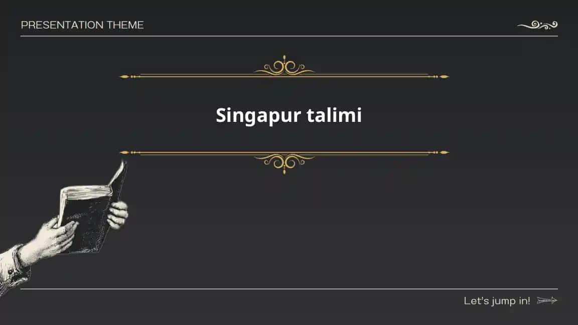 Singapur talimi