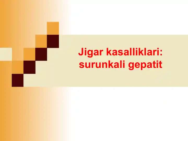Jigar kasalliklari