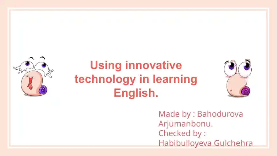 Innovations in English Language Teaching