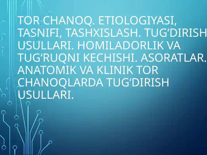 Tor chanoq.