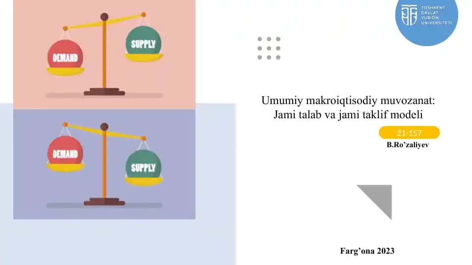 Umumiy makroiqtisodiy muvozanat