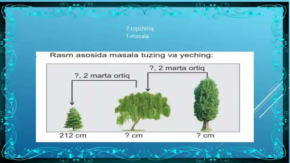 Matematik topshiriqlar