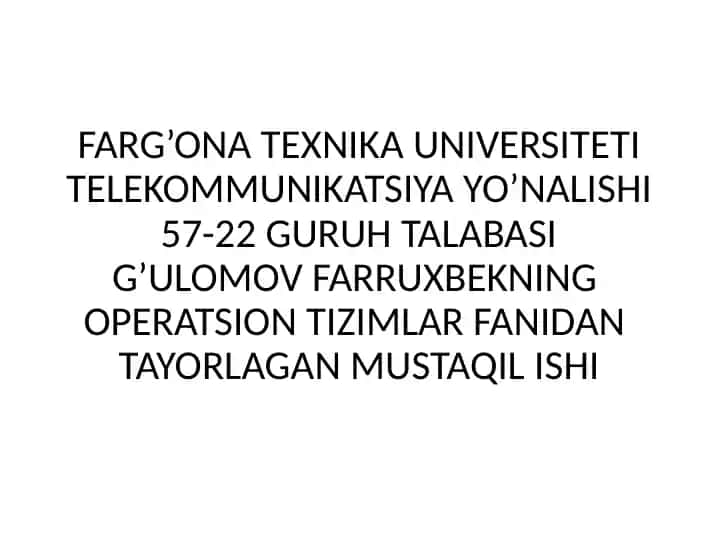 Kompyuter yuklash jarayoni va bootloaderlar