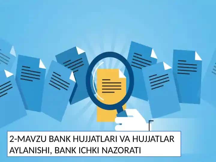 Bank hujjatlari