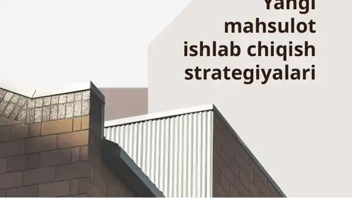 Yangi mahsulot ishlab chiqish strategiyalari