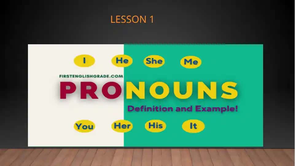 What is pronoun?