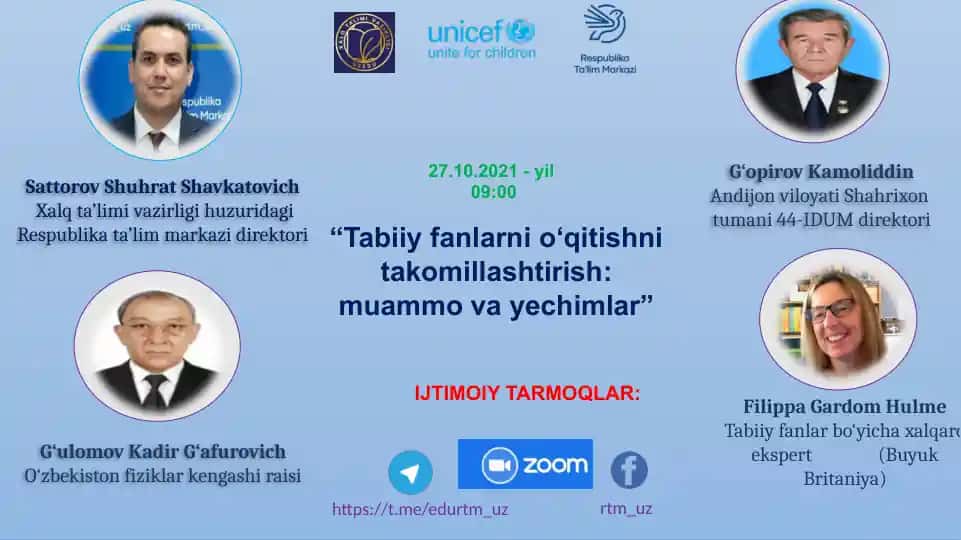 Tabiiy fanlarni o‘qitishda STEAM yondashuvi va o‘quvchilarda tadqiqotchilik ko‘nikmalarini rivojlantirish