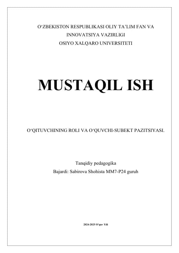 Tanqidiy pedagogika