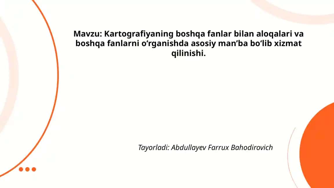 Kartografiya