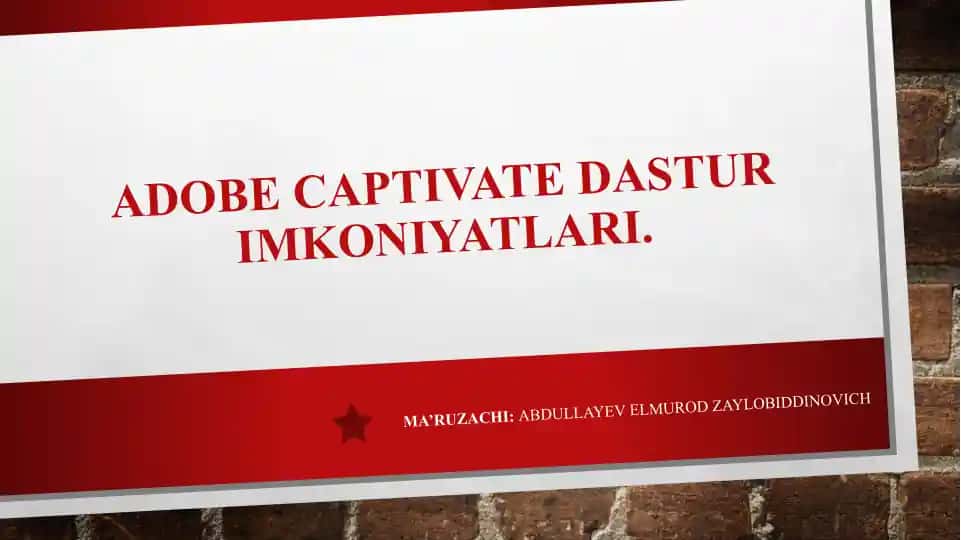 Adobe Captivate