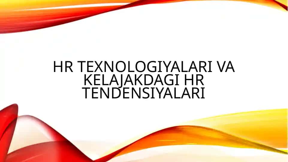 Inson resurslari boshqarish