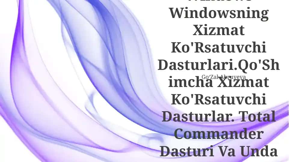 Total Commander Dasturi
