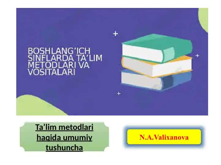 Ta'lim Metodlari