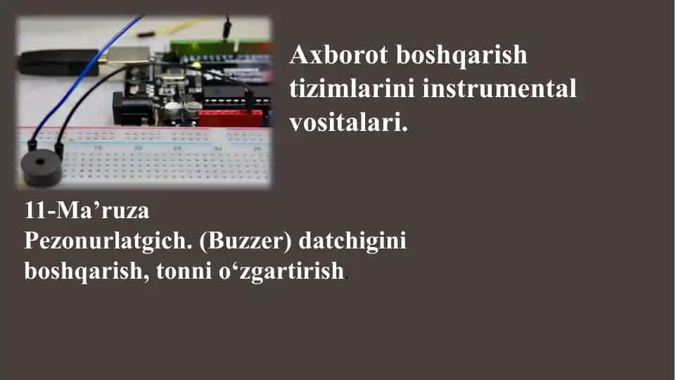 Pezonurlatgich (Buzzer)