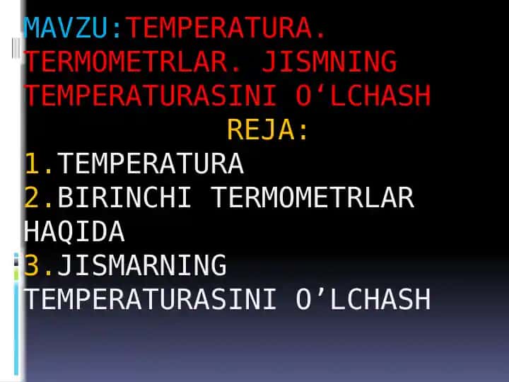 Termometr
