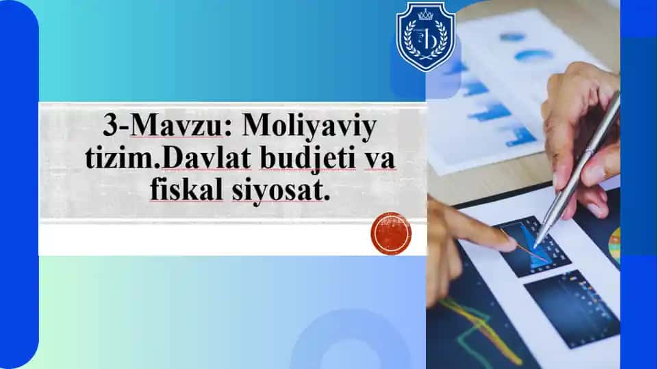 Moliya va moliyaviy munosabatlarning mohiyati va vazifalari
