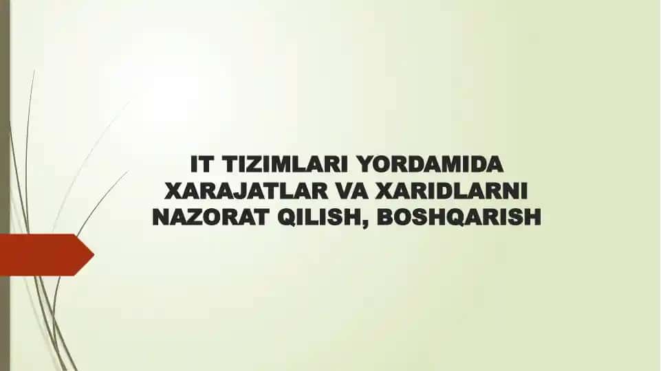 Mablagʻlarnisarflash tartib-qoidalari sharhi