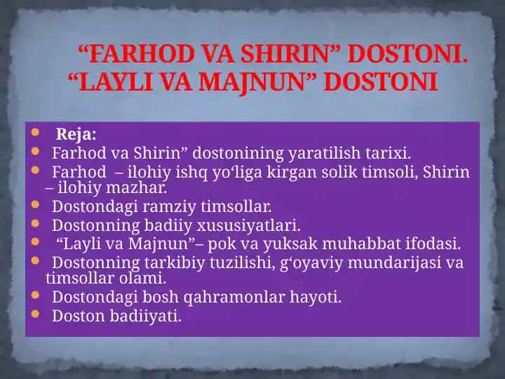 Farhod va Shirin