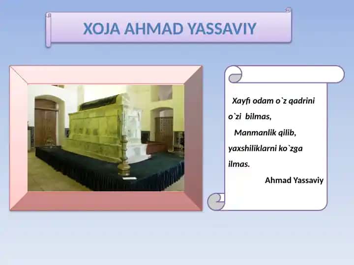 Yassaviy hikmatlar