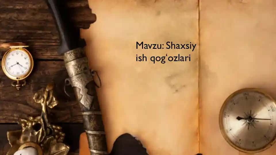 Shaxsiy hujjatlar