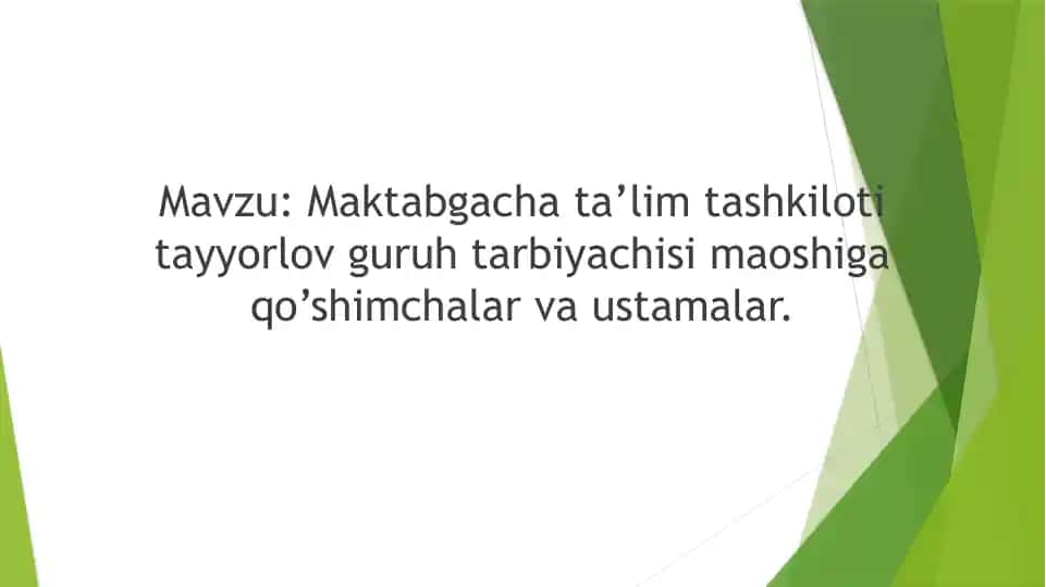 Umumiy qoidalar