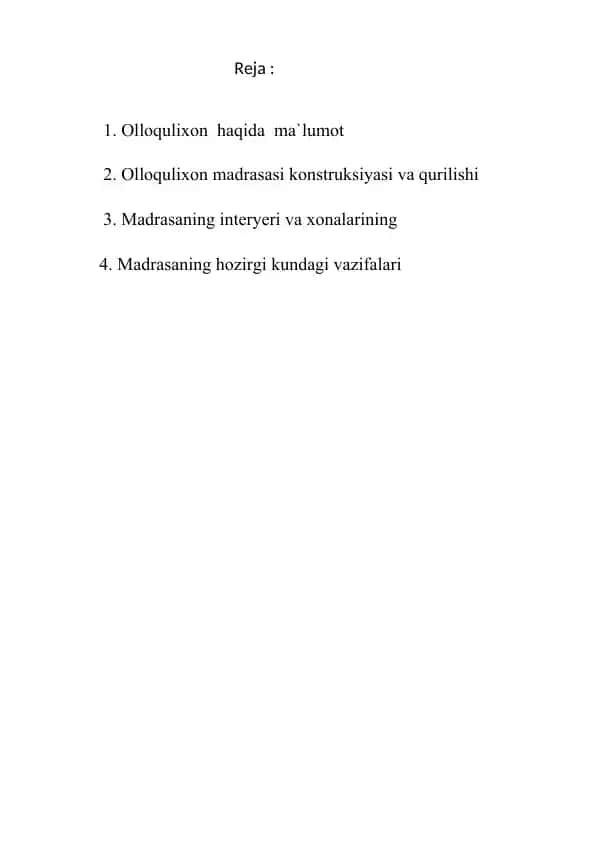 Olloqulixon Madrasasi