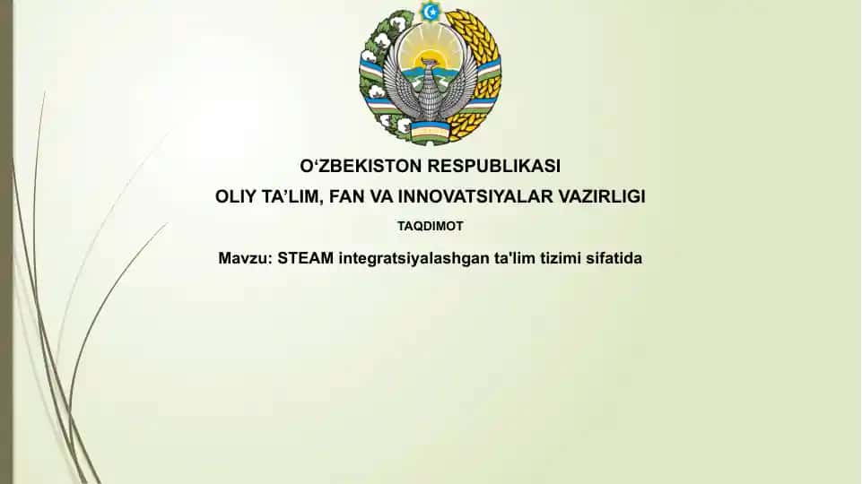 STEAMintegratsiyalashganta'limtizimi
