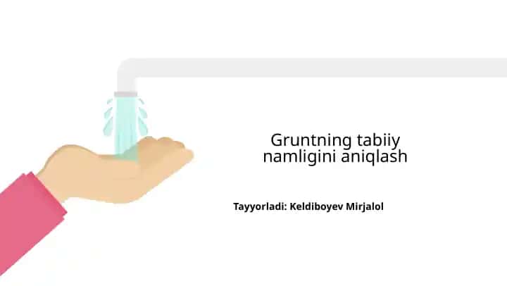 Tabiiy namlikni aniqlash qurilmalari