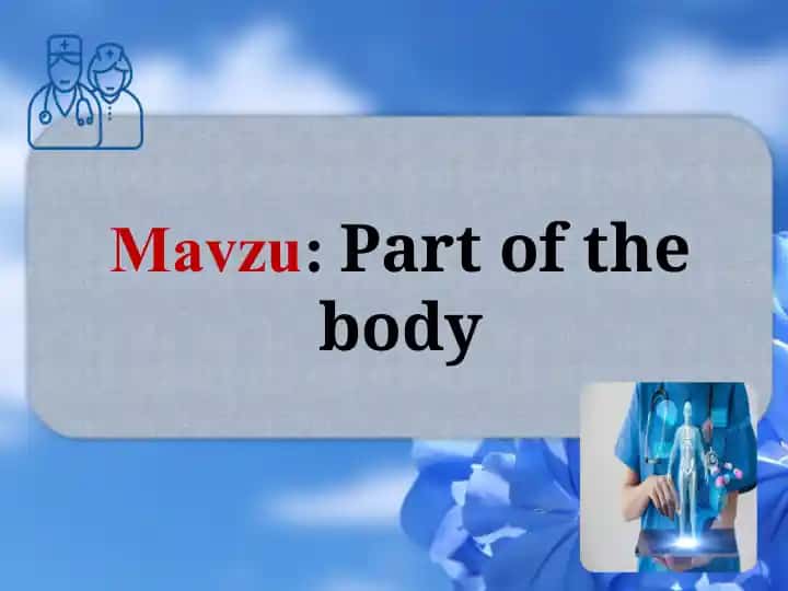 Part of the body