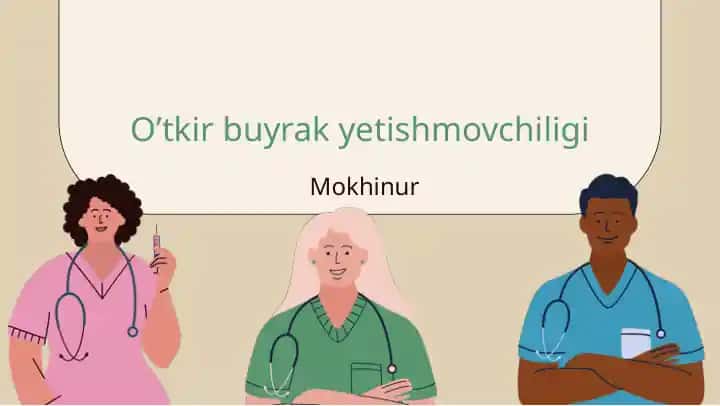 O'tkir buyrak yetishmovchiligi